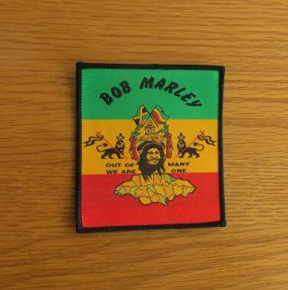 Bob Marley Vintage Sew On Patch From The 1980s Rasta Reggae Jamaica