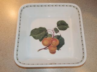 Rosina Queens China Hookers Fruit Square Baker 8 7/8 "
