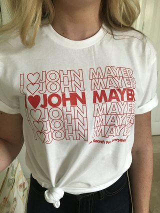 John Mayer Concert T Shirt Unisex Small