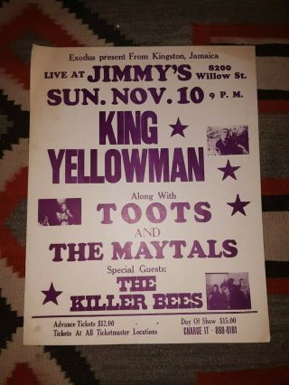 King Yellowman & Toots & The Maytals 1980s Jimmy 