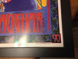 Stevie Ray Vaughan Framed Poster 1990 Artist Bob Masse Canada Rock Music 3