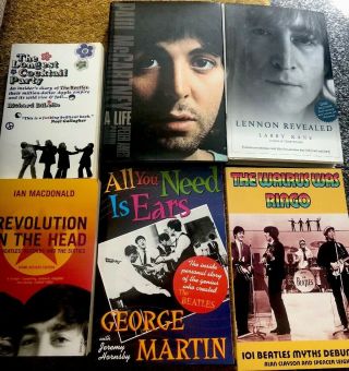 Beatles Books Rare X 6,  John Lennon,  Paul Mccartney,  George Martin,  Ringo