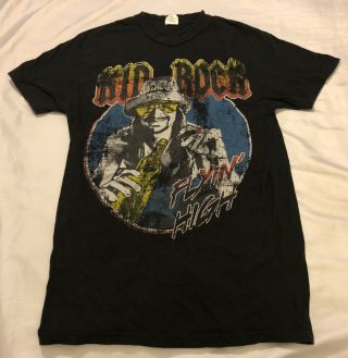 Kid Rock “flyin’ High” Born Tour 2011 Women’s Black T - Shirt Size Small