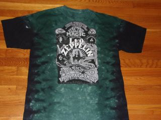 Led Zeppelin Tie Dye Short Sleeve T - Shirt Mens Xl