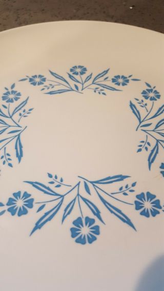 Corning Ware Blue Cornflower Centura LUNCHEON 8.  5” Plates (set of 3) 2