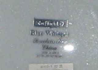 Vintage Sheffield Blue Whisper Porcelain Fine China (4) 6 1/2 