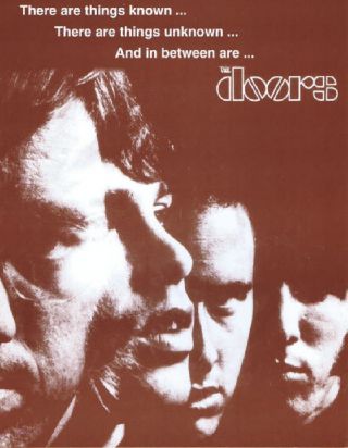 The Doors Poster Print - " There Are Things Known.  " Quote - 11 " X14 " Sepia