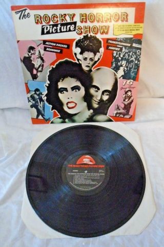 The Rocky Horror Picture Show Soundtrack Album 1975 Record Vinyl