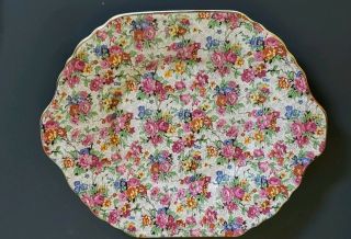 $190 Lord Nelson Marina Square Handled Cake Plate