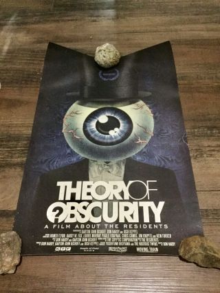 The Residents Theory Of Obscurity Film Poster 12” X 18”