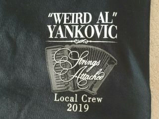 Weird Al Yankovic T - Shirt 2019 Strings Attached Tour Lg