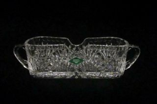 Shannon Crystal Designs Of Ireland 24 Lead Crystal Flatware Caddy W/ Box