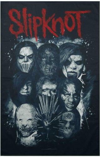 Slipknot Masks Textile Poster Flag