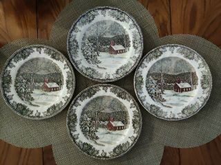 Christmas Johnson Brothers Friendly Village “the School House” 10 " Plate