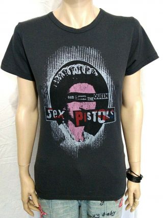 Sex Pistols - God Save The Queen - Womens T - Shirt (xl/l) Og 2004 Punk Rare