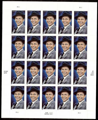 20 Frank Sinatra Stamps: Old Ol Blue Eyes That 