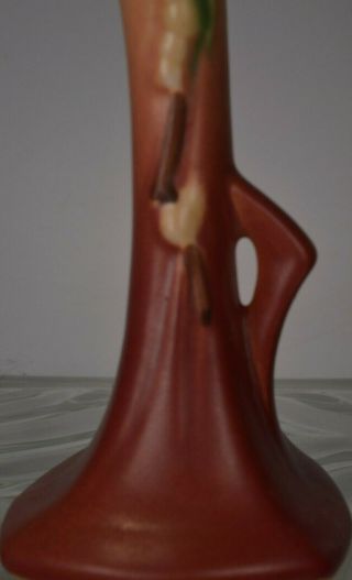 Roseville Snowberry Bud Vase.  7 
