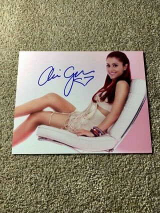 Ariana Grande Signed Autographed Photo With