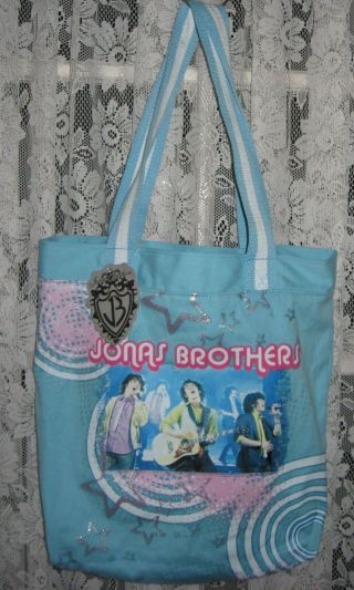 Jonas Brothers Cotton Tote Bag 2008 Nwt