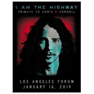 Chris Cornell Tribute Poster 13 By 19
