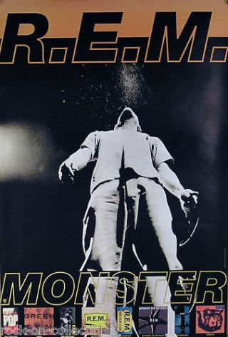 R.  E.  M.  1995 Monster Promo Poster