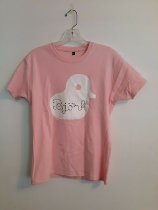 Bjork Ladies Large Pink Duck T - Shirt Björk