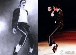 MJ michael jackson Handmade RHINESTONE Billie Jean Dancer Socks 3