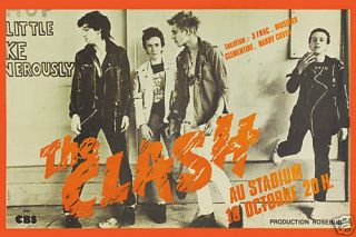 London Calling: The Clash At Paris France Concert Poster 1979 18 X 12