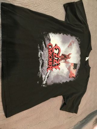 Ozzy Osbourne T - Shirt Scream 2010 - 2011 Tour Size Xl Distressed
