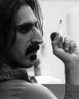 Frank Zappa Photograph 1970s Backstage Cigarette Rare