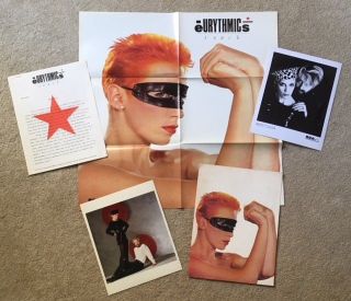 Vintage Eurythmics Touch Press Kit Publicity Promo Stills Poster Annie Lennox