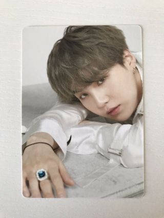 Bts Suga 1/8 World Tour Speak Yourself The Final Official Mini Photo Card