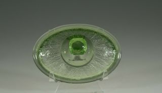 Vintage Hocking Glass Company Green Princess Sugar Lid C.  1931