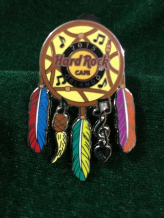 Hard Rock Cafe Pin Orlando 2015 Pride Dream Catcher W Rainbow Color Feathers