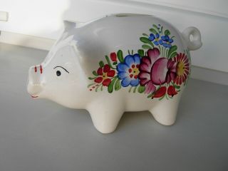 Chodovia Czech Ceramic Pig - Money Box