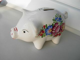 CHODOVIA CZECH CERAMIC PIG - MONEY BOX 2