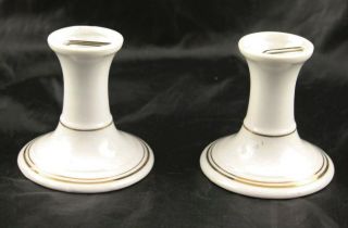 Royal Halsey Very Fine China Candle Sticks Or Pedstal Bases For Dish J3b21