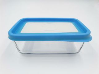 Ziploc Versaglass Container 45 Oz 5.  625 Cup Capacity Oven Safe Glass Italy