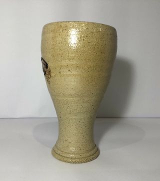 Rockhard Stoneware Co Paul Morris Pottery Salt Glaze Horse Pilsner Goblet 4