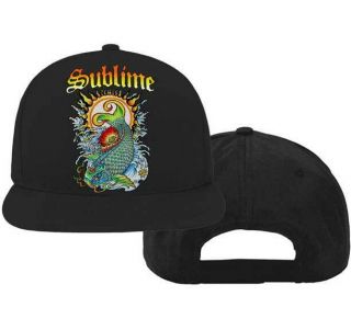 Sublime - Snapback Cap Hat - Koi - Badfish - Licensed -