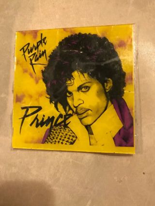 Rare Vintage Prince Purple Rain Carnival Mirror