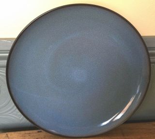 Home Trends Dinner Plates Rave Blue Brown Set Of Six (6) 10.  5 "