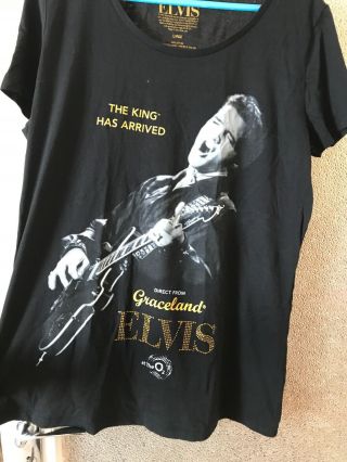 Elvis Presley T Shirtsize Large Direct From Graceland At The O2