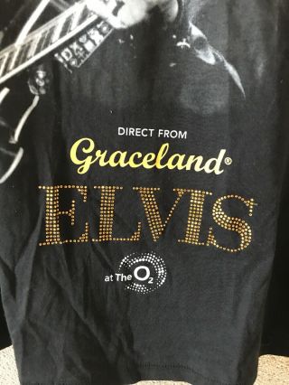 elvis presley t shirtsize Large Direct From Graceland At The O2 4