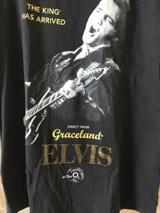 elvis presley t shirtsize Large Direct From Graceland At The O2 5