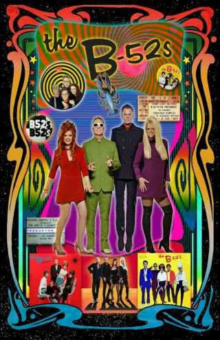 Buy This 11x17 " B - 52s Poster And Pick Another Poster From Our Store -