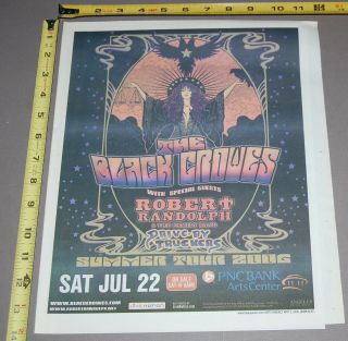 The Black Crowes Summer Tour 2006 Nj Concert Ad Advert Chris Robinson