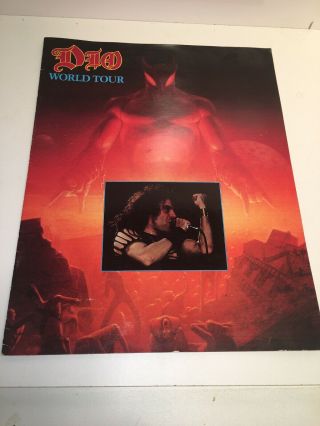 Dio 1984 The Last In Line World Tour Concert Program Book / Booklet / Vg Cond