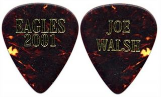 The Eagles Joe Walsh Authentic 2001 Concert Tour Band Issued Stage Guitar Pick
