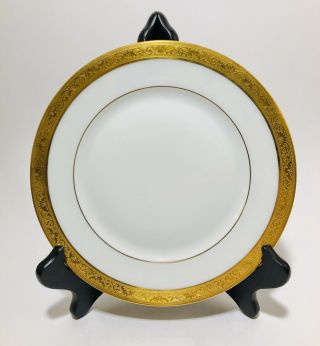 Raynaud Limoges France Ambassador Gold,  7.  75” Salad Plate